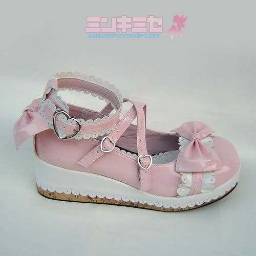 Scalloped Lolita Platform Shoes